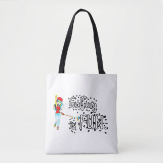 Golfen is leuk tote bag