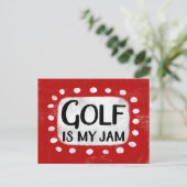 Golfen is mijn Briefkaart (Staand voorkant)