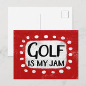 Golfen is mijn Briefkaart (Voorkant / Achterkant)