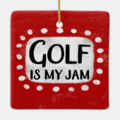 Golfen is mijn Ornament (Achterkant)