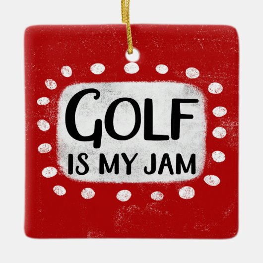 Golfen is mijn Ornament (Voorkant)