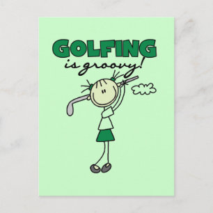 Golfen is Stoer T-shirts en Cadeaus Briefkaart
