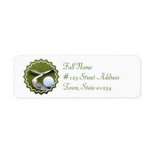 Golfen Mailing Label