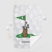 Golfen op het groen | personaliseren | Golf Golfhanddoek (Insitu)