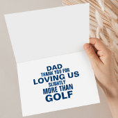 Golfen Pap | Golfer foto Happy Vaderdag Kaart