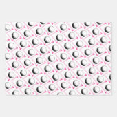 Golfen Pink Preppy Dames Golfballen T - shirts Tro Inpakpapier Vel (Voorkant)