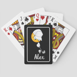 Golfen pokerkaarten