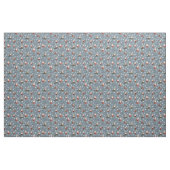 Golfen Santa op Light Slate Grey Stof (Yard (91,4 cm))