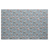 Golfen Santa op Light Slate Grey Stof (Fat Quarter)