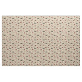 Golfen Santa op Light Tan Stof (Yard (91,4 cm))