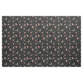 Golfen Santa op zwart Stof (Fat Quarter)