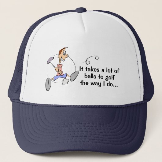 Golfen Trucker Pet (Voorkant)