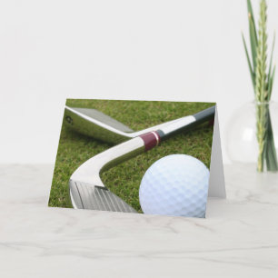 Golfen Wenskaart Kaart