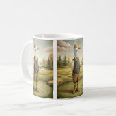 Golfend dier koffiemok (Voorkant links)