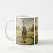 Golfend dier koffiemok (Links)