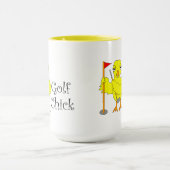 Golfende Chick Text Mok (Midden)