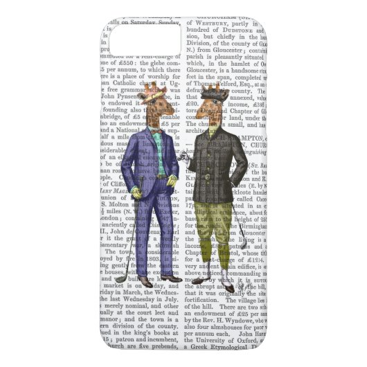 Golfende Giraffes 2 Case-Mate iPhone Case (Achterkant)