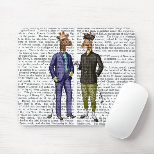 Golfende Giraffes 2 Muismat (Met muis)