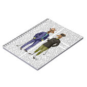 Golfende Giraffes 2 Notitieboek (Linkerzijde)