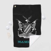 Golfende jas van Namibië en Namibië Golfhanddoek (Insitu)