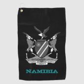 Golfende jas van Namibië en Namibië Golfhanddoek (Voorkant)