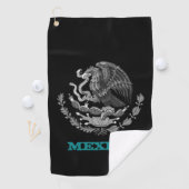 Golfende Mexicaanse en Mexicaanse adelmantel Golfhanddoek (Insitu)