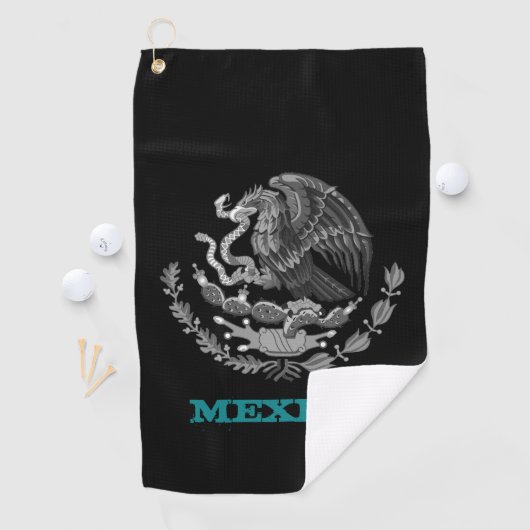 Golfende Mexicaanse en Mexicaanse adelmantel Golfhanddoek (Insitu)