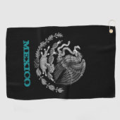 Golfende Mexicaanse en Mexicaanse adelmantel Golfhanddoek (Horizontaal)