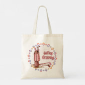 Golfende Oma Tote Bag (Achterkant)