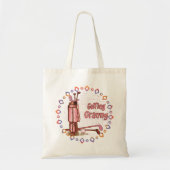 Golfende Oma Tote Bag (Voorkant)
