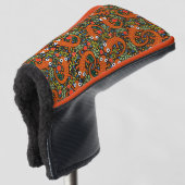 Golfende Salamanders Rode Gevlekte Watersalamander Golfheadcover (3/4 voorkant)