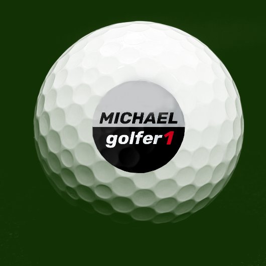 Golfer 1 Persoonlijk Golfballen