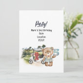 Golfer 5th Verjaardag Meisje Save Date Kaart (Staand voorkant)