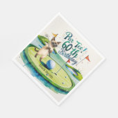 Golfer 60e verjaardag voor Siamese kattenliefhebbe Servet (Hoek)