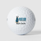 Golfer 75th Birthday  Golfballen (Voorkant)