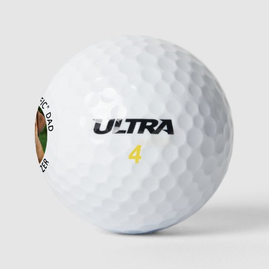 Golfer aangepaste foto gepersonaliseerde Creëer uw Golfballen (Logo)