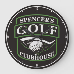 Golfer ADD NAME Pro Golf Player Club Clubhouse Grote Klok