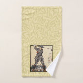 Golfer  Antiek Golfen Bad Handdoek (Handdoek)