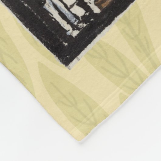 Golfer  Antiek Golfen Fleece Deken (Hoek)