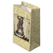 Golfer  Antiek Golfen Klein Cadeauzakje (Voorkant Gekanteld)