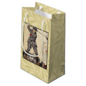 Golfer  Antiek Golfen Klein Cadeauzakje (Achterkant Gekanteld)