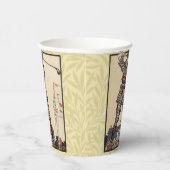 Golfer  Antiek Golfen Papieren Bekers (Rechts)