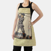 Golfer Antiek Golfen Schort (Insitu)