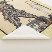 Golfer  Antiek Golfen Sherpa Deken (3/4)