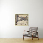 Golfer Antiek Golfen Wandkleed (In Situ (horizontaal))