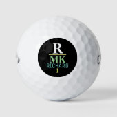 Golfer apparatuur . monogram golfballen (Voorkant)