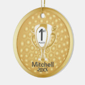 Golfer ⛳ Award - Gold Keramisch Ornament (Links)