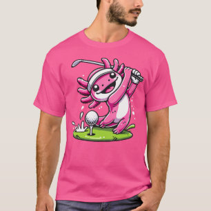 Golfer Axolotl Spelen Golf Speler Sport T-shirt