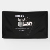 Golfer Bachelor Party Golf uitje Classic White Spandoek (Horizontaal)