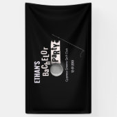 Golfer Bachelor Party Golf uitje Classic White Spandoek (Verticaal)